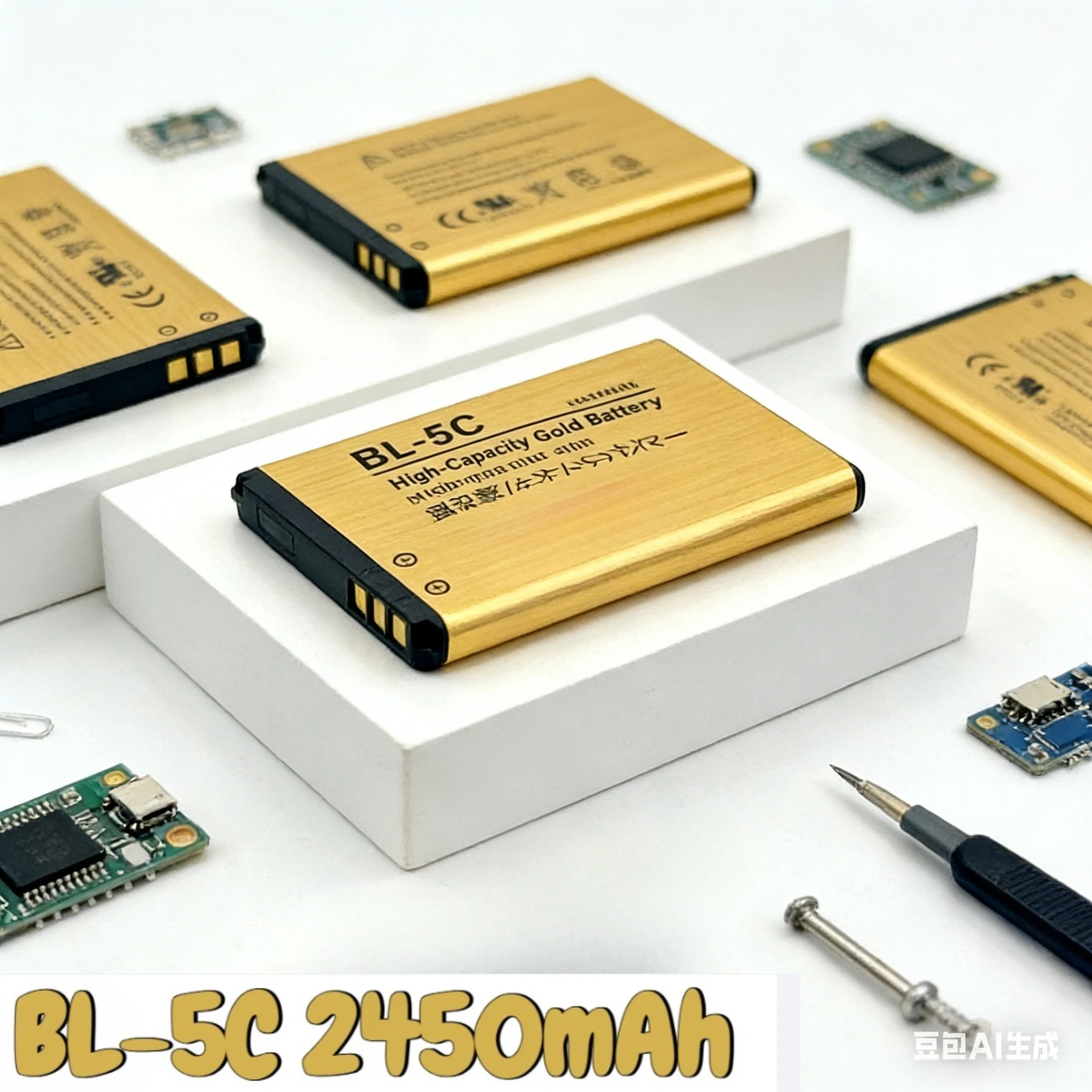 BL5C 2450mAh BL-5C Battery 3.7v Rechargeable Li Ion Batteries for Nokia 2600 1100 1110 1112 2610 6230 6630 Mobile Phone