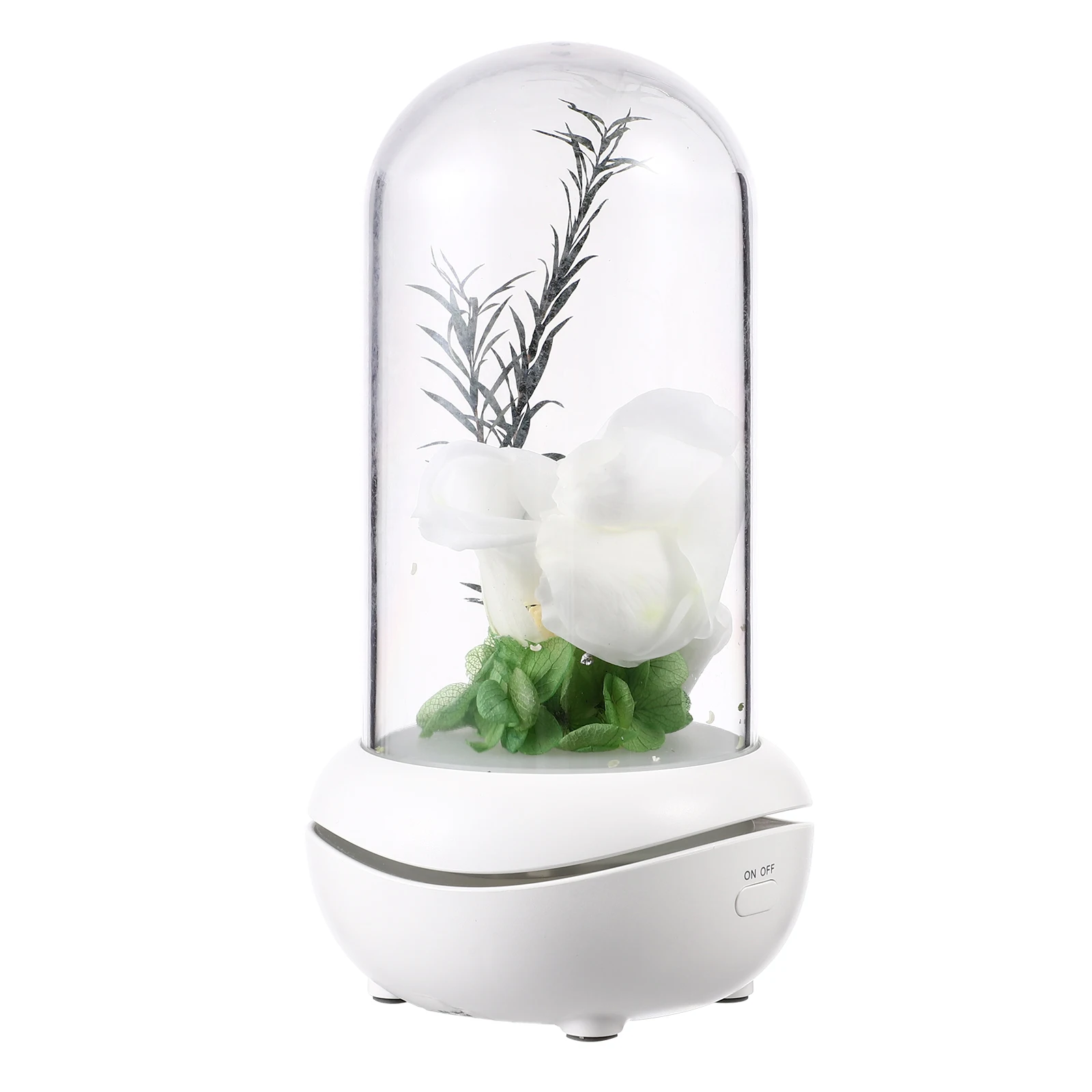 

Aromatherapy Diffuser Humidifier Mini L LED Night Eternal Flower Humidifier Light Bedroom Office Mini Night Light Spa Yoga