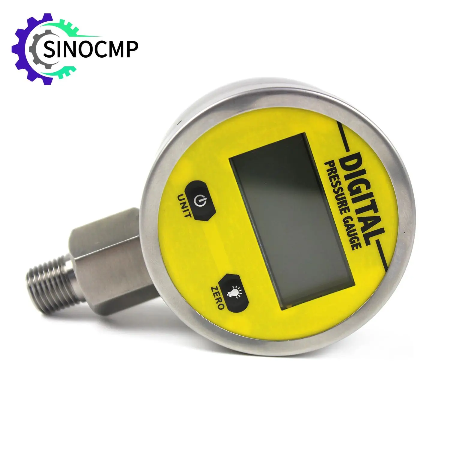 

60mm LED Digital Display Round Digital Voltmeter Tester Accuracy 25MPA 1%FS 1/4NPT Air Gas Water Oil Pressure Gauges