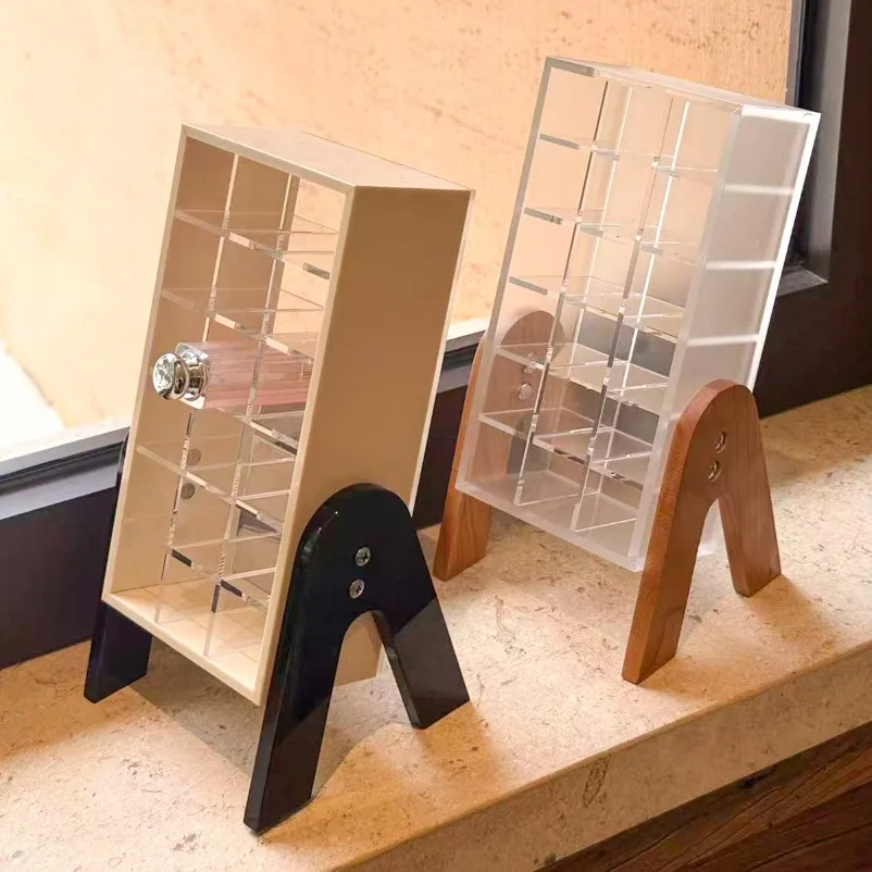 Transparent Acrylic Desktop Storage Box Multi-layer Cosmetic Finishing Box