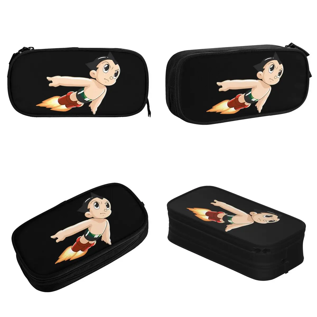 Estojos para lápis Astro Boy Astroboy, bolsa divertida Anime para estudantes, grande bolsa de armazenamento, presentes para escola