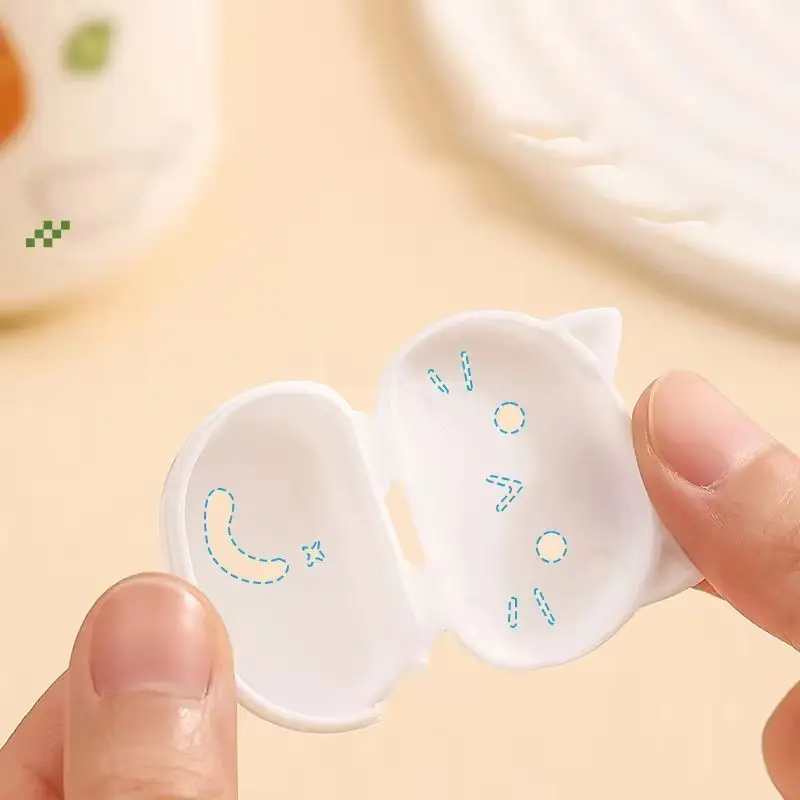 4/8Pcs Cat Toothbrush Cover Travel Toothbrush Case Cute Kitty Toothbrush Head Protector Portable Hygienic Storage Box for Toothb