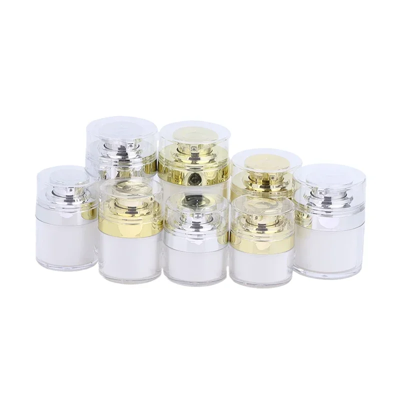 Hervulbare vacuümfles Reiscrème en lotion Cosmetische container met pomp Moisturizer Jar Lege crème Subpakket Toiletartikelen