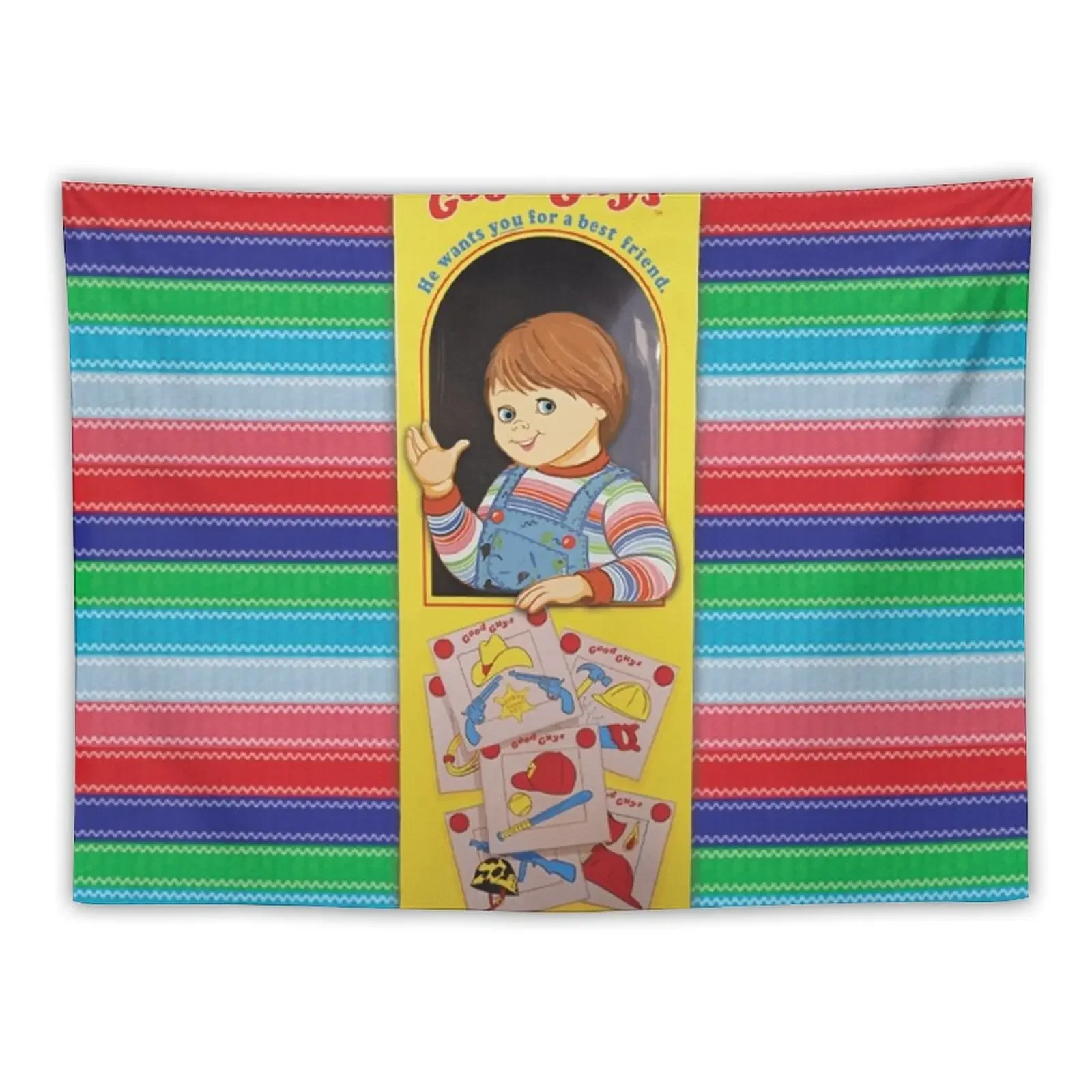 

Good Guys - Chucky Tapestry Wall Tapestries Custom Tapestry