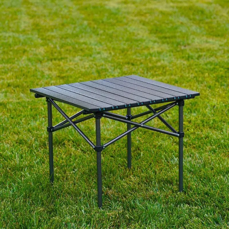 Klapptisch, Miethaus, Schlafsaal, Zuhause, Outdoor, Camping, Grill, Stand, Bodenstand, Hühnerbrötentisch aus Stahllegierung