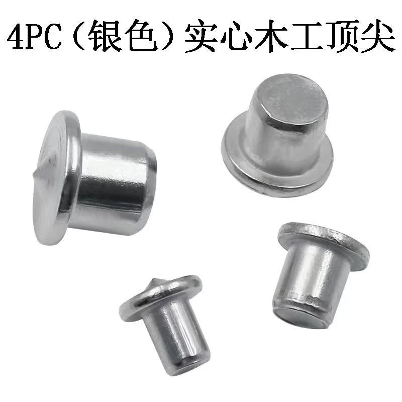 4Pcs Wood Dowel Center Punch Set Log Pin Positioner Furniture Tenon Centering Tool