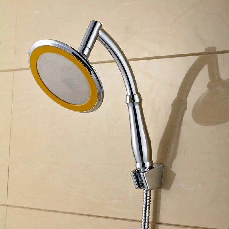 Extensor de cabeça de chuveiro para braço, design de arco para segurar a mão extensor ajustável, partes de alto polimento para banheiro