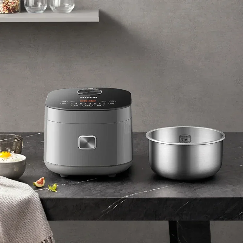 Olla arrocera antiadherente de 220V con función automática para mantener el calor y cocinar al vapor, Mini olla arrocera Arrocera Microondas