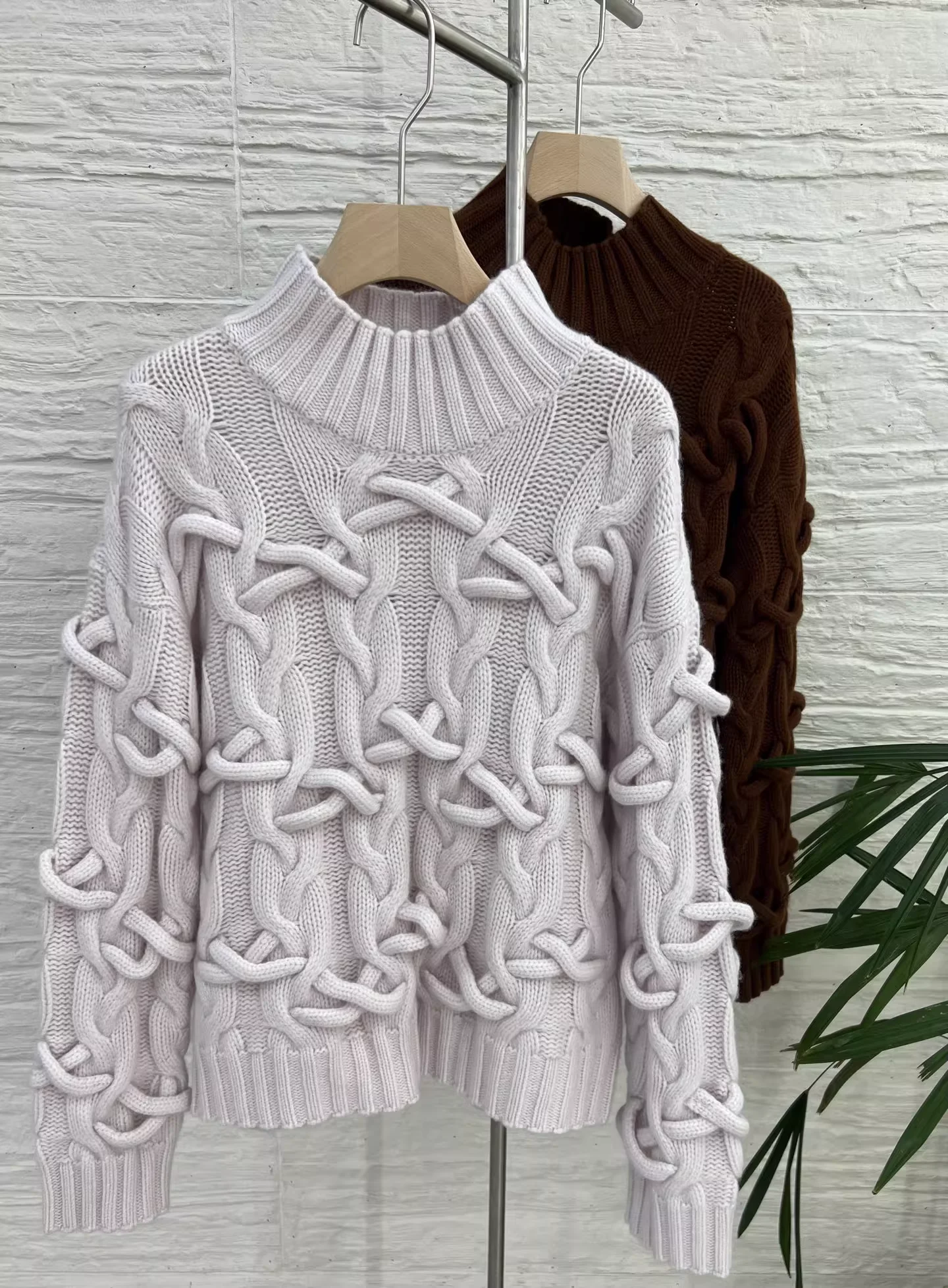 

Autumn Winter Women's Wool Sweater Turtleneck Long Sleeve Casual Female Knitted Pullover