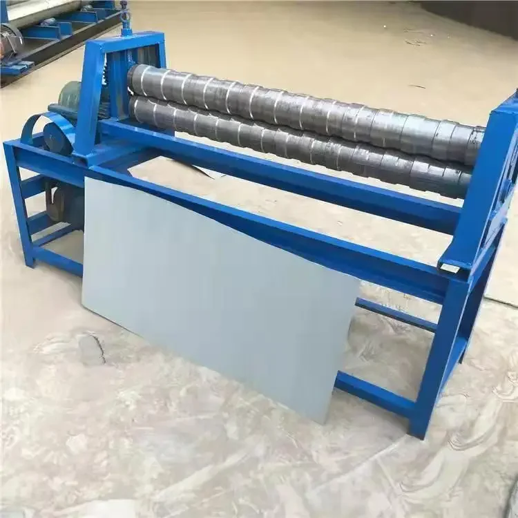 White iron sheet electric bar pressing air duct pressing line color steel bar pressing machine