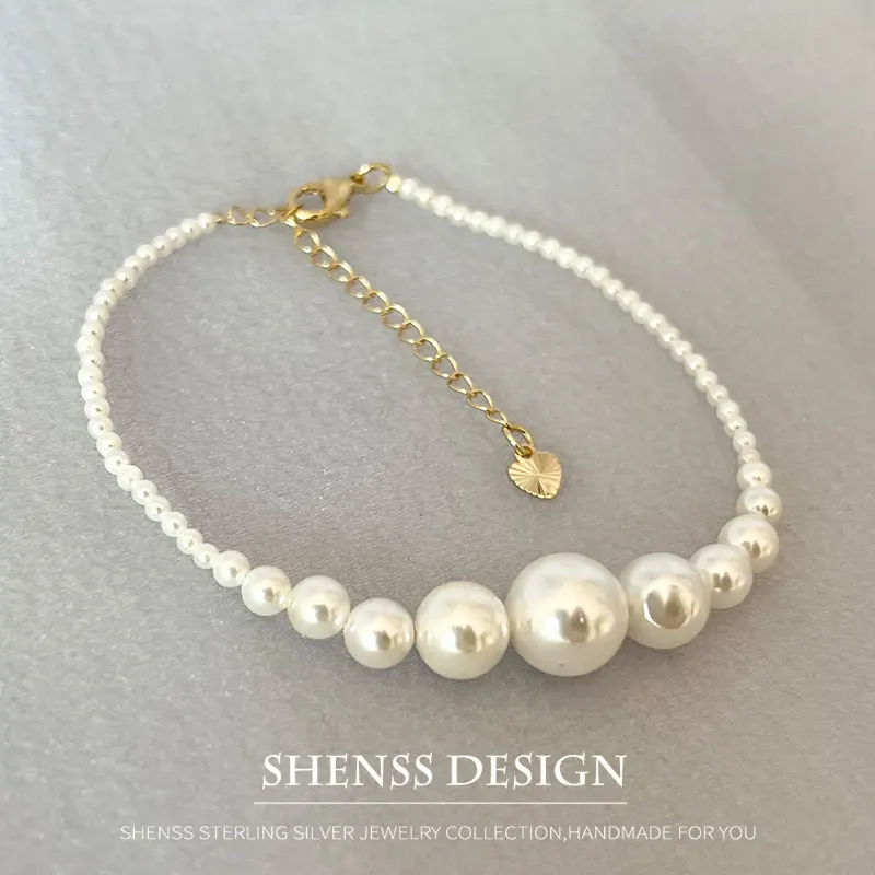 

Simple Temperament Shell Pearl Bracelet Fashion Jewelry For Women Men