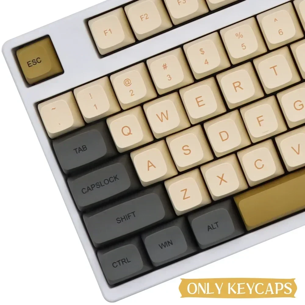 이탈리아어 키캡 AZERTY 키캡 QWERTZ PBT 키캡 XDA 프로필 ISO 레이아웃(Cherry MX 기계식 키보드용)