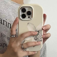 White Floral Pattern Phone Case For Honor X9C Cases Honor X9 X7 X7C 300 200 Pro 100 90 Magic 7 6 4 Lite Shockproof Bumper Cover