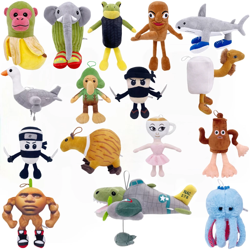 

Tralalero Tralala плюшевые забавные Tung Sahur Plushie милые Tralala Tralala мягкие куклы мягкие украшения подушки коллекция игрушек подарки