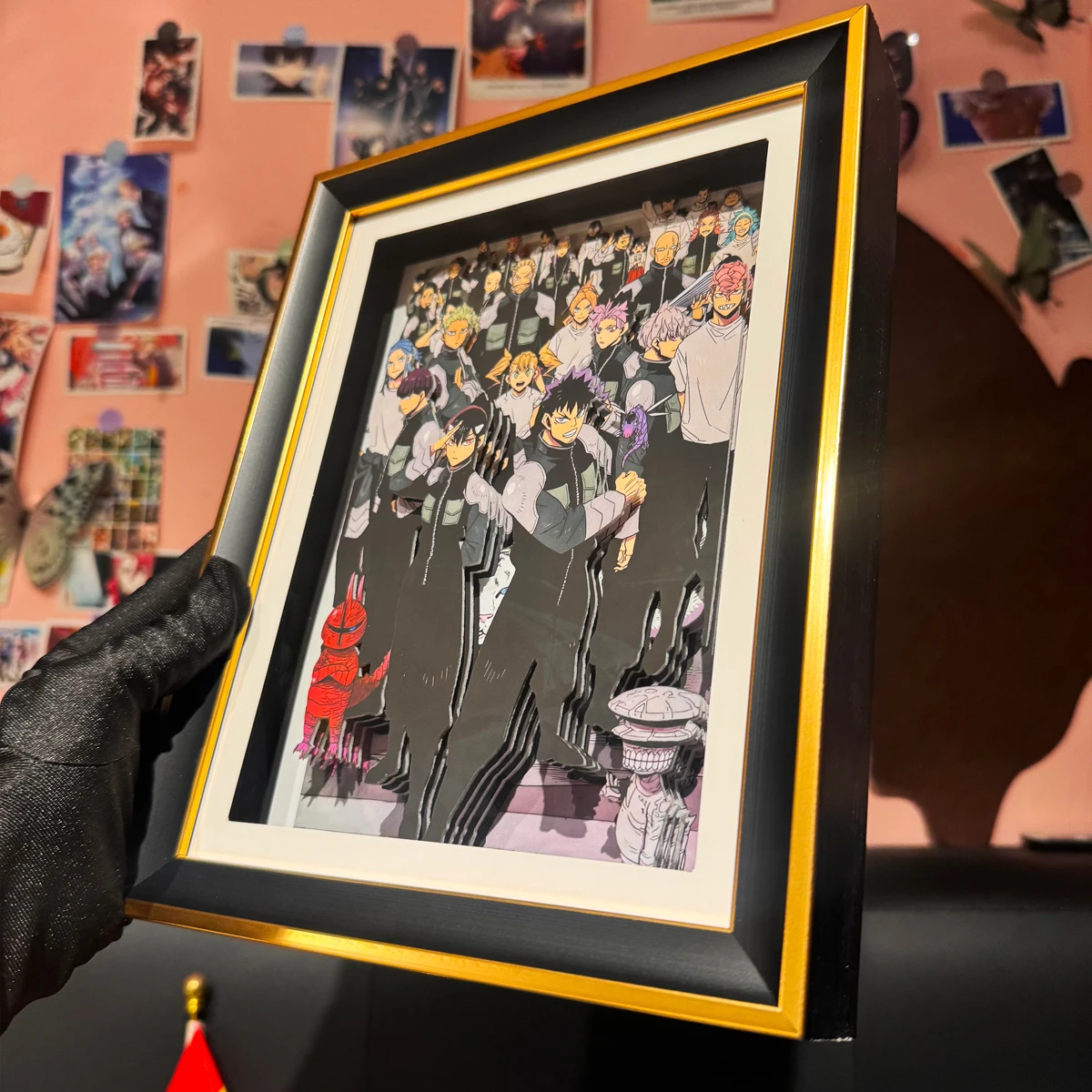 Новый Kaiju No.8 ручная работа 3D художественная живопись мультфильм Кафука фигурка настольный орнамент фанаты коллекционные подарки