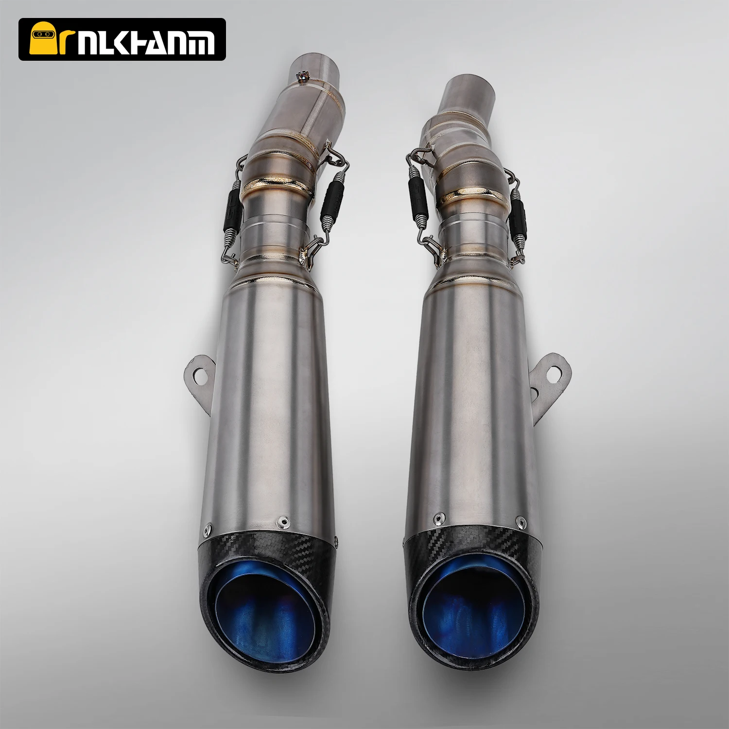 

For Ninja Z1000 2010-2025 Slip On motorcycle Full Ti.alloy Exhaust Escape 51mm Mid Link Pipe Muffler