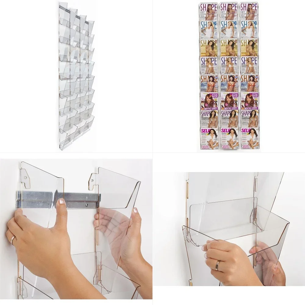 

Displays Double Sided, Plywood Poster Stand, Literature Holder, Magazine Rack, Brochure Display Stand, Catalog Leaflet, Flier H