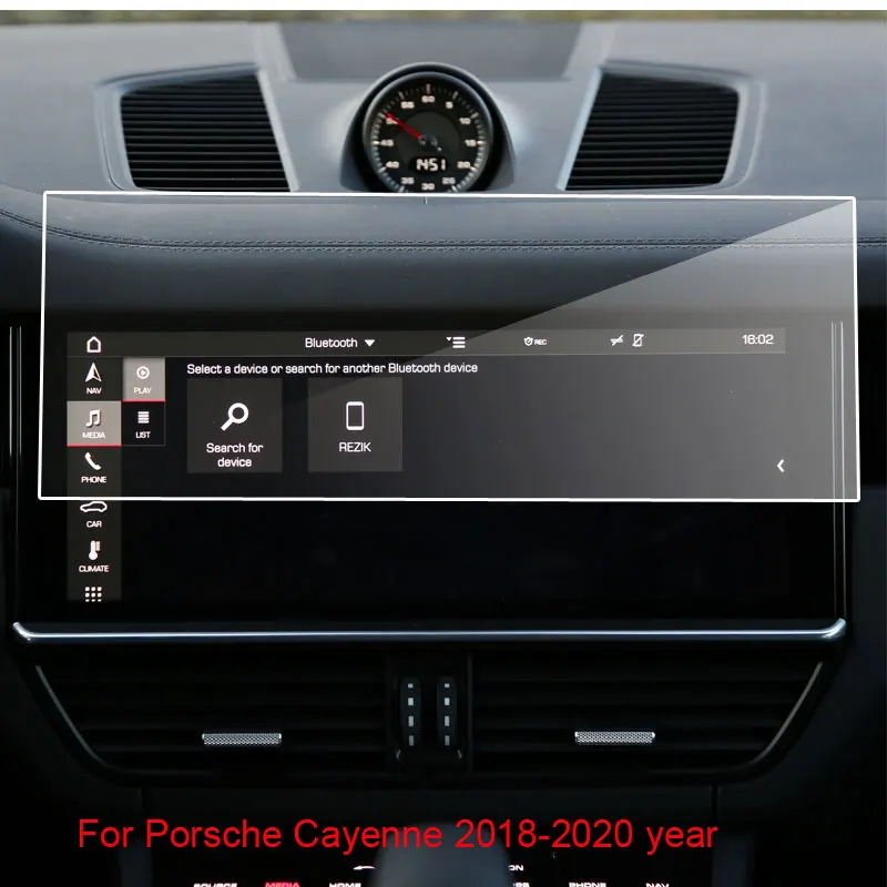 Szkło hartowane do Porsche Cayenne 2011 2012 2013 2014 2015 2018 2019 2020 Nawigacja GPS Osłona ekranu Folia ochronna