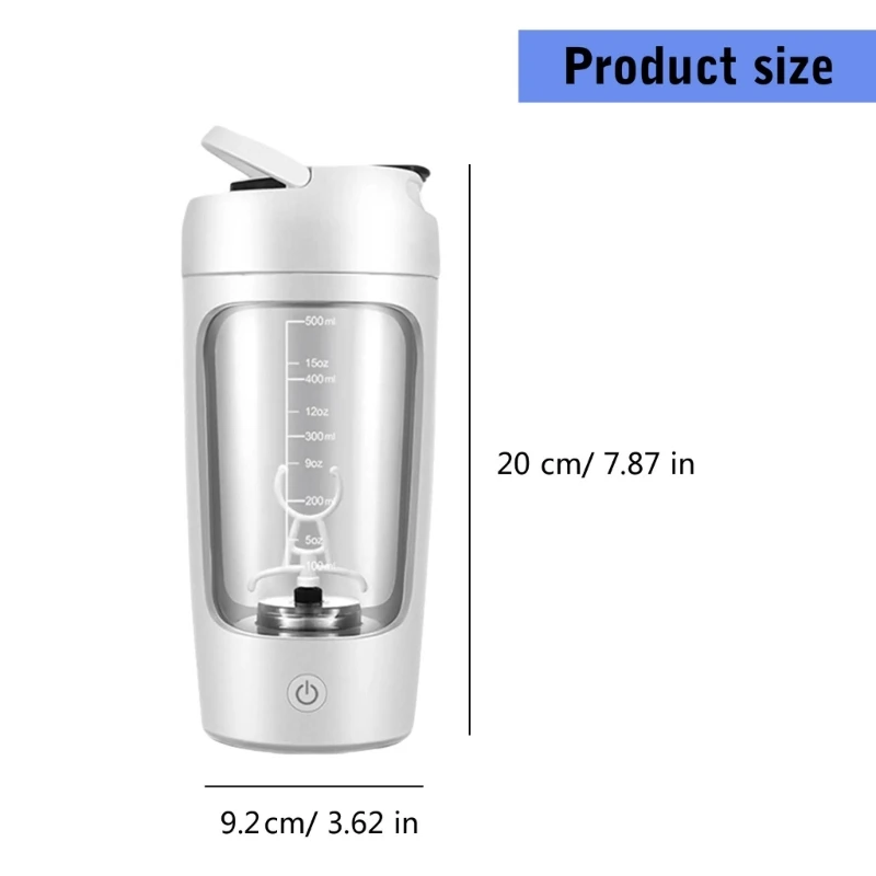 Máy Trộn Protein Động Có Thể Sạc Lại USB Điện 650Ml Để Lắc Và Sinh Tố Dropshipping