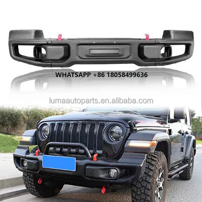 

LUMA 4x4 аксессуары для бездорожья, автомобильный алюминиевый передний бампер на 10-летие, стальной алюминиевый передний бампер, элитный для Jeep Wrangler JL 2018 + Gladiator JT