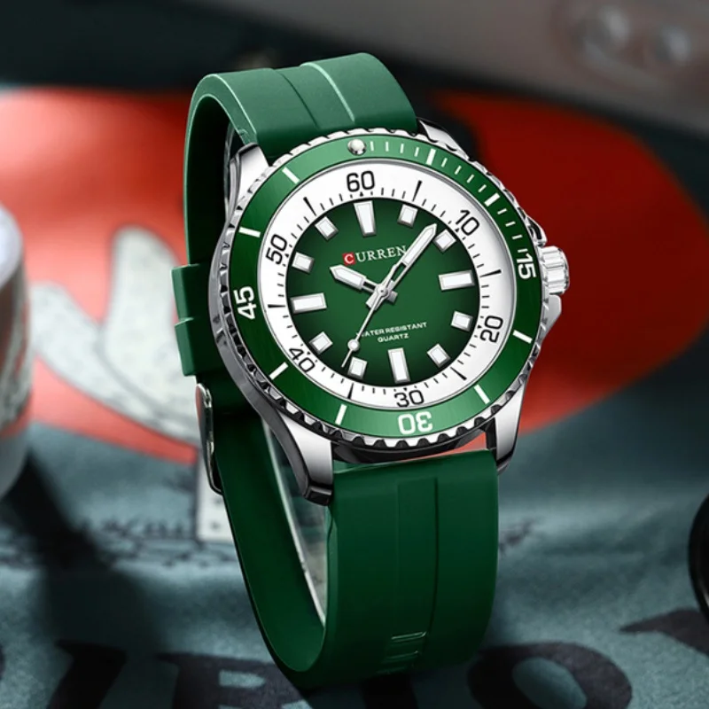 Men's Original Silicone Quartz Watch, Waterproof