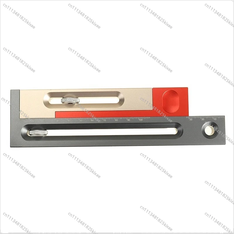 For Tool Saw Table Saw Seam Adjuster Tenon and Tenon Adjuster Movable Measure Block Compensator 100mm-1mm-aluminum Alloy-90-600