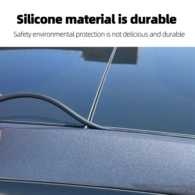Sunroof Rubber Seal for Tesla Model Y LAUNCH 2025 Model 3 Highland Roof Noise Reduction Sealing Strip Soundproof Kit with Tools view 5