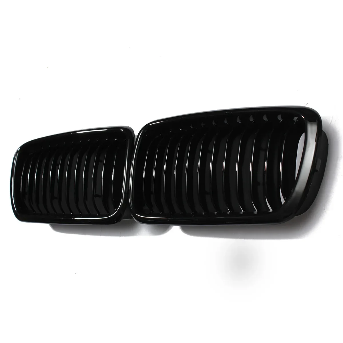 Parachoques delantero brillante, rejilla deportiva E38 para BMW E38 740i 740iL 750iL de 4 puertas 1999-2001, parrilla frontal de repuesto para capó