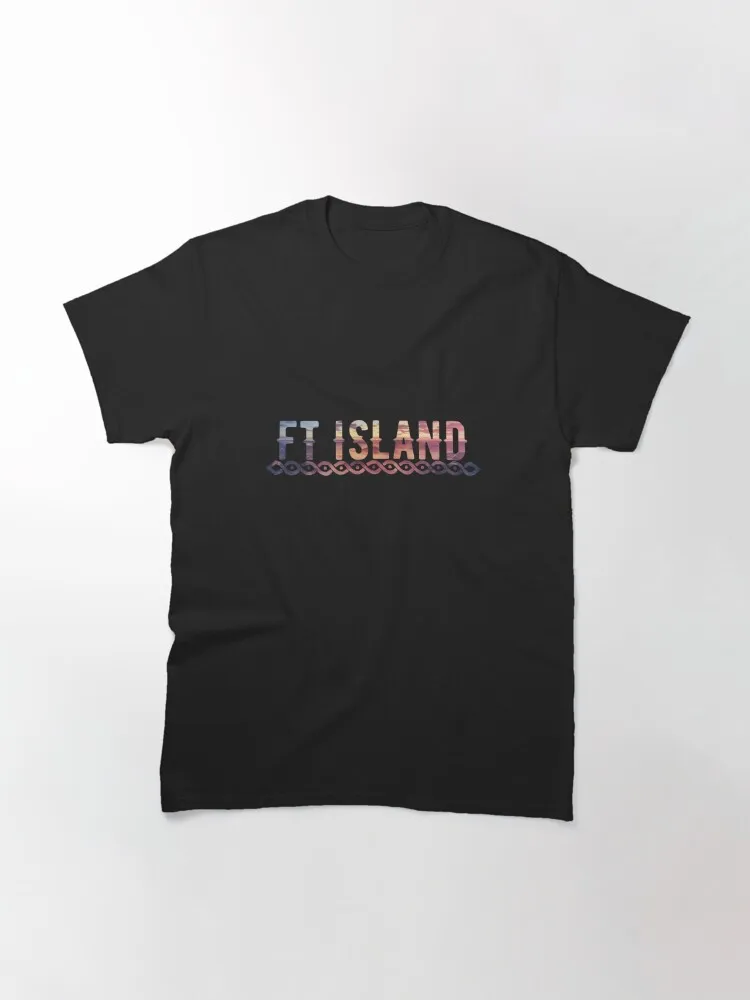 FT ISLAND-camiseta clássica, tops de manga curta, camisetas, estampa de algodão, nova moda