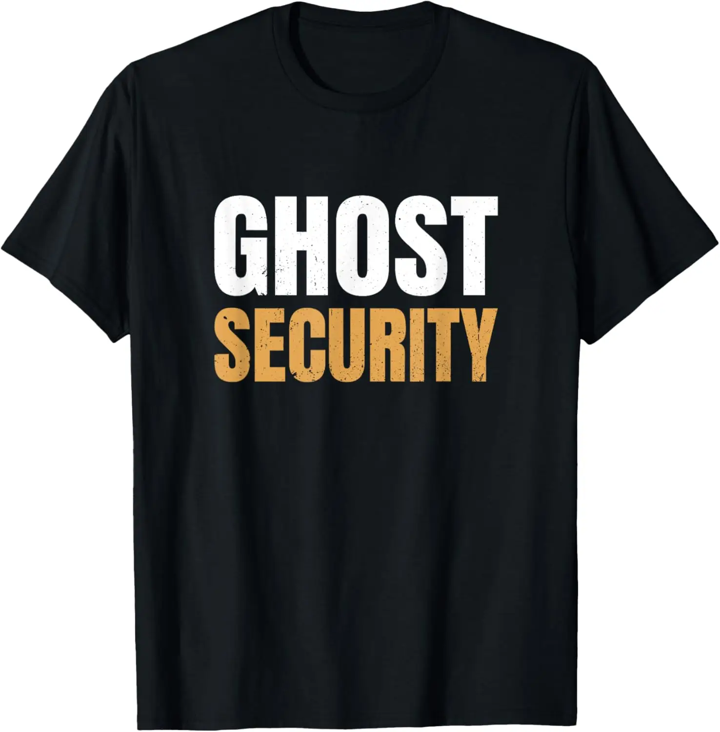 Ghost Security Lazy Parents Dad Moms Halloween Costume T-Shirt