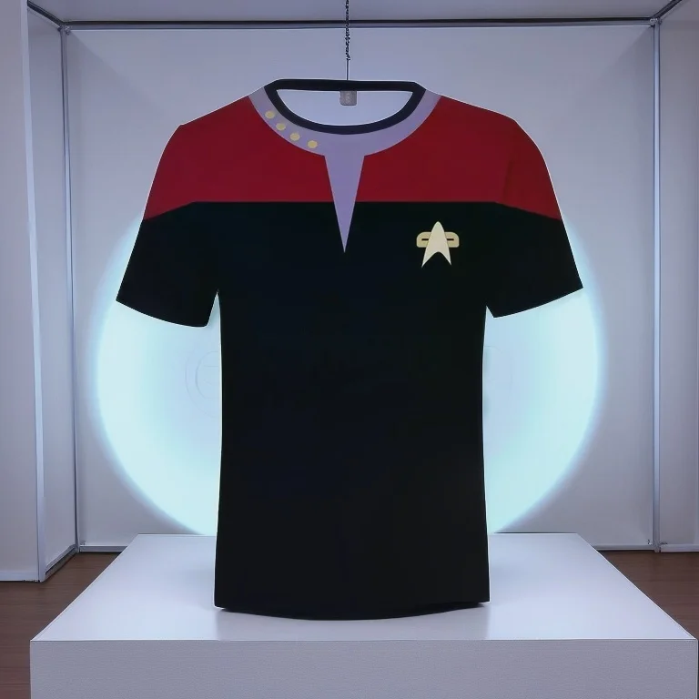 

Men and Women Star Trek Sci-Fi T-Shirt Little Rocket 3D Printed Shirt Unisex Streetwear Children's RPG Top Summer T-Shirt