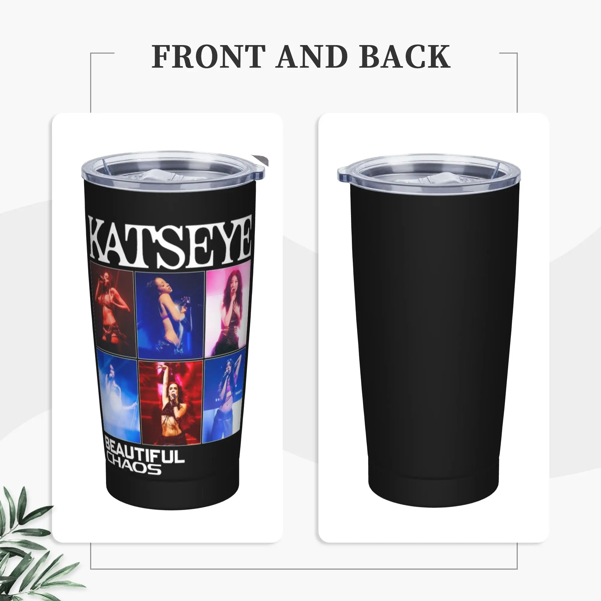 Stainless Steel Tumbler Katseye Kpop Girl Group Thermal Mug  Heat Preservation Hot Drinks Mugs Cup Travel Water Bottle