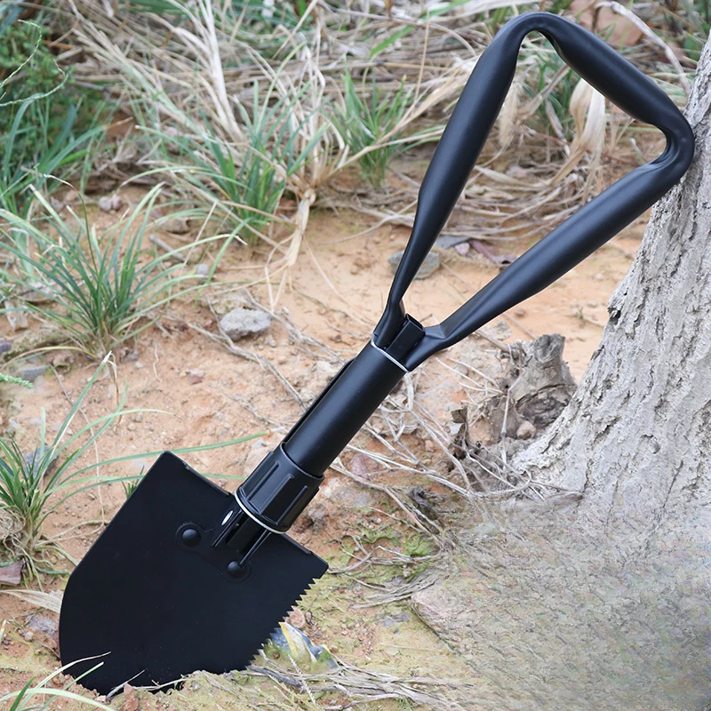 Hoe Multi Function Shovel Medium Folding Shovel Portable Outdoor Fishing Shovels for Soil Excavation Survival Shovel Multi Tool 