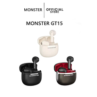 MONSTER-GT15 Wireless Bluetooth Headphones Music Sports And Gaming headphones, stereo long-lasting battery life