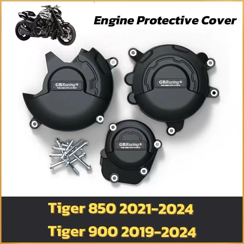 

Для Triumph Tiger 900 (2019-2024) и 850 (2021-2024 Защитная крышка двигателя мотоцикла подходит для работает с GBRacing
