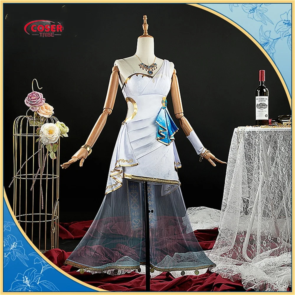 COSER TRIBE Anime Game Pretty Derby Hishi Ama luxurious ceremonial dress  Halloween Carnival Role CosPlay Costume Complete Set