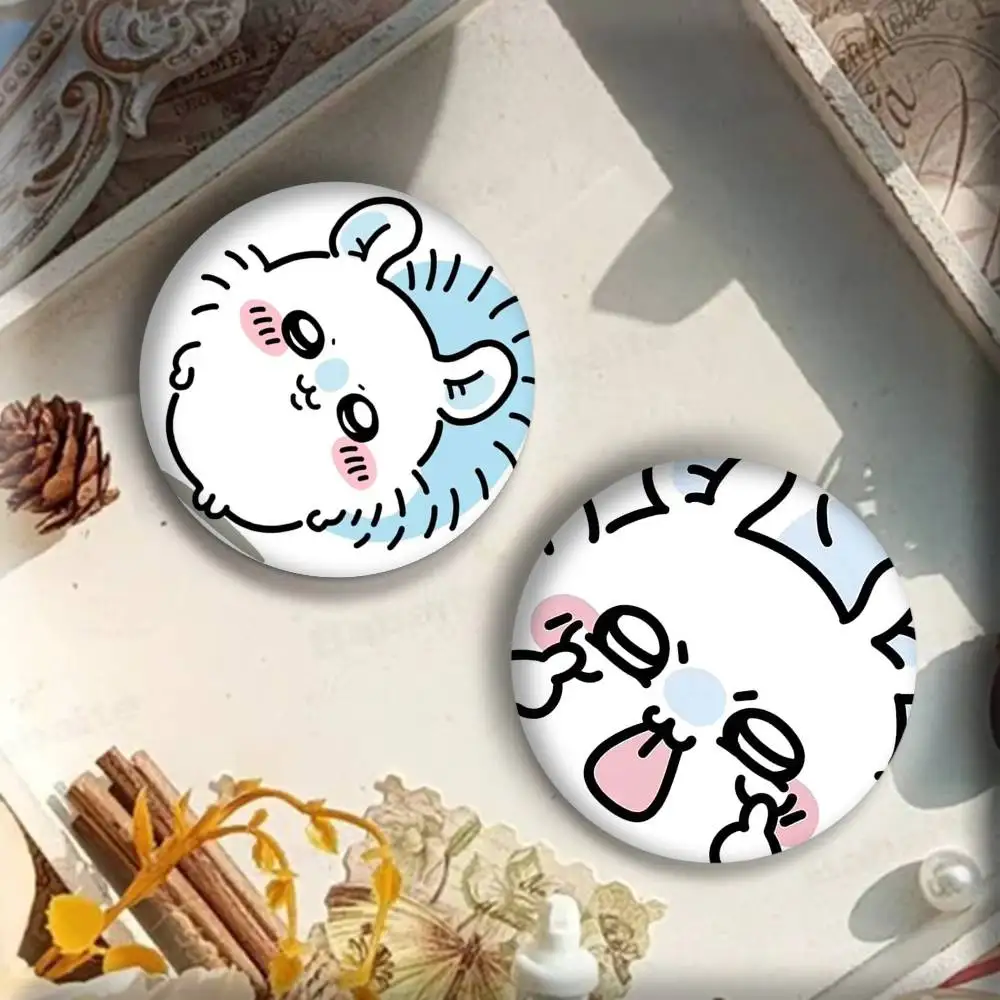 1 قطعة الكرتون لطيف M-momonga-s شارات أنيمي شارة ليزر مستديرة الكرتون بروش الملابس ظهره اكسسوارات التلبيب