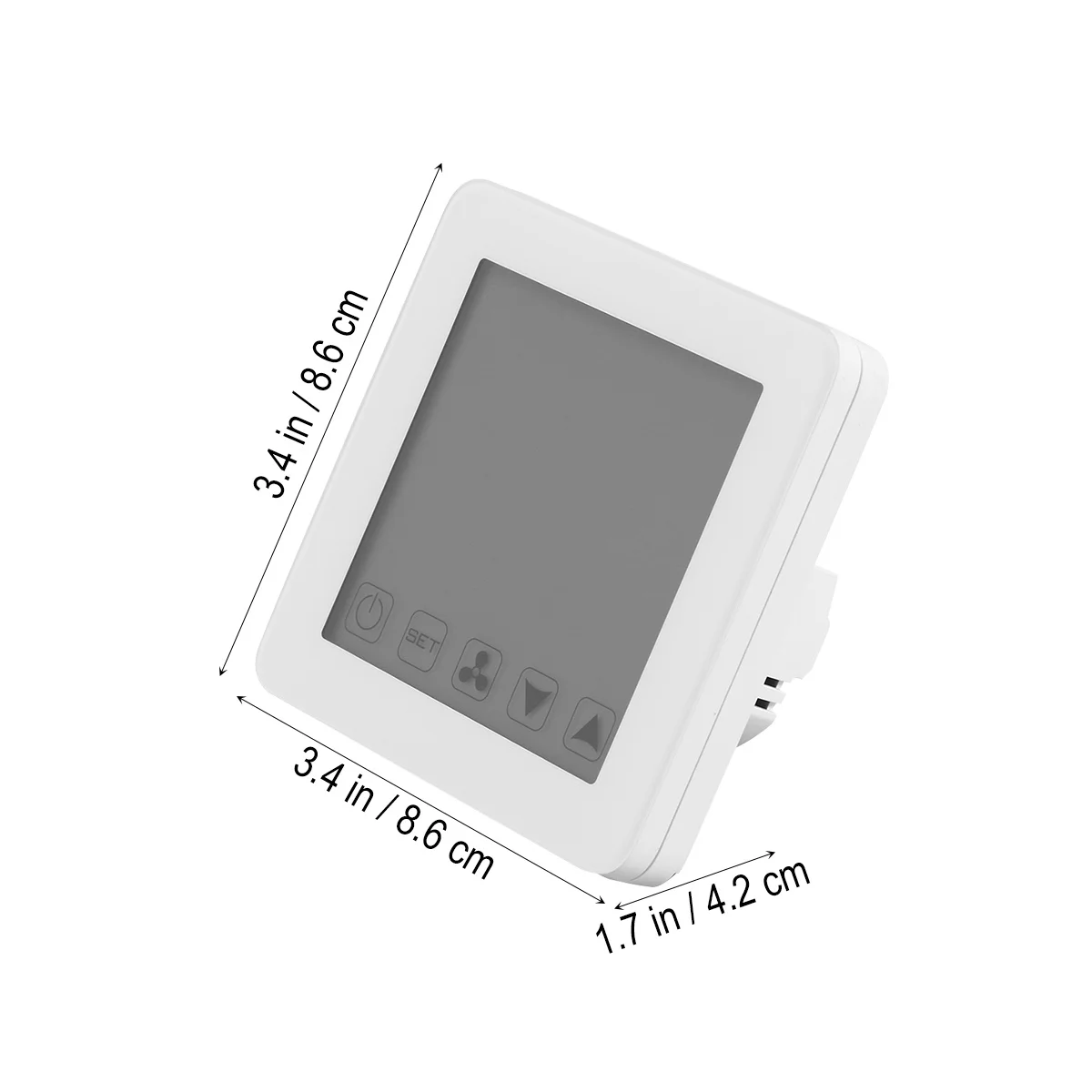 

Smart Programmable Thermostat White for Fan Coil Units Central Air Conditioning Cooling Heating Digital Wireless Temperature