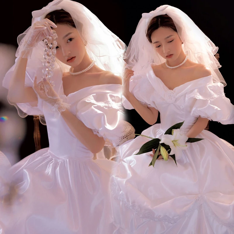 

Ретро-платье для фотосессии в дворцовом стиле, художественный портретный образ, винтажный стиль, новинка для молодых женщин 18-25 лет