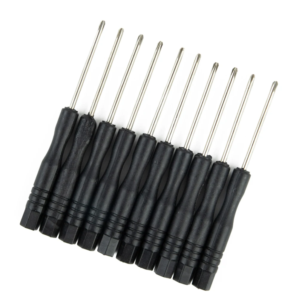 10X 3.22Inch Slotted Cross Screwdriver 2mm Multi-function Screwdrivers For Disassemble Toys Repair Hand Tool Parts