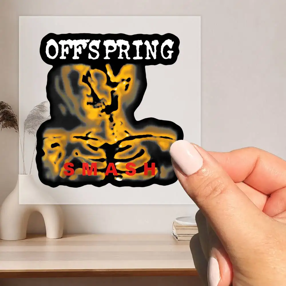 The Offsprings Smashs Album Wasserfeste Aufkleber zum Dekorieren von Autofenstern, Motorrädern und Computern.
