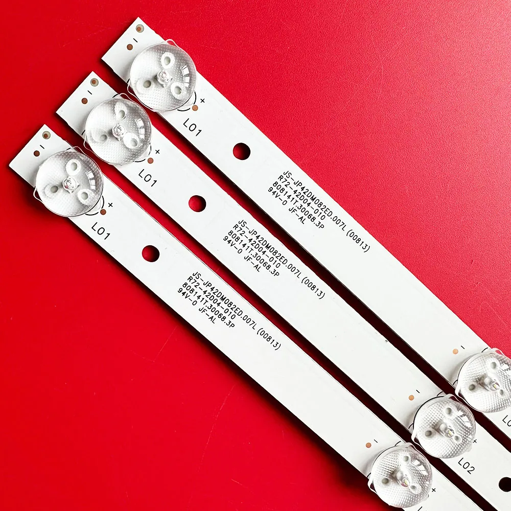 1/5 set strisce LED per JS-JP42DM082ED.007L(00813) R72-42D04-010 STARWIND SW-LED42BB200 808MM
