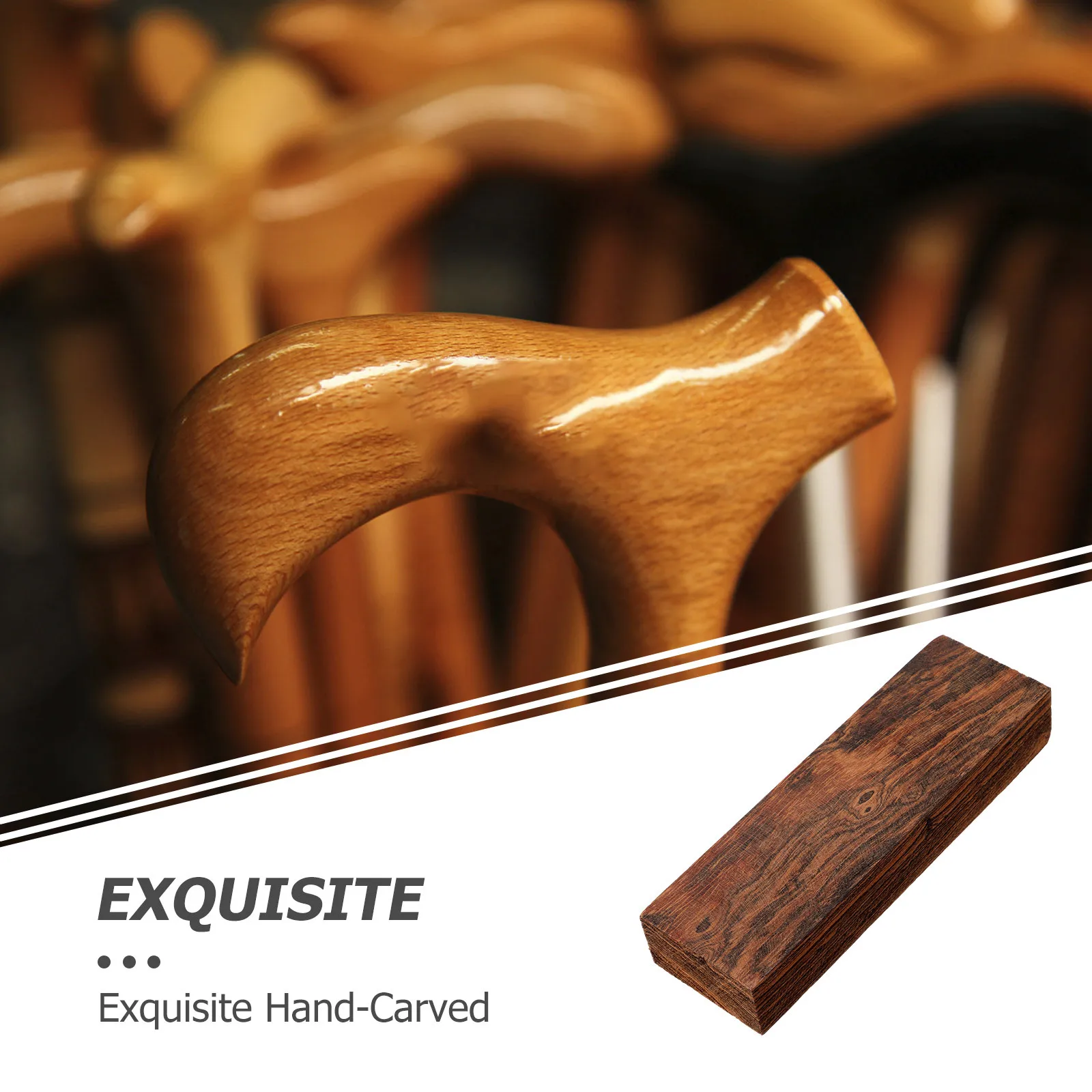 

Золотая ручка, деревянная пустая гладкая резьба по дереву, незавершенный резьбовой блок для костыля, рукоятка, принадлежности для рукоделия своими руками