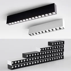 Surface Mount Linear LED Ceiling Lights Long Strip Spotlight Luminarious Floodlight Minimalism Pendant Lamp Home Decor AC85-265V