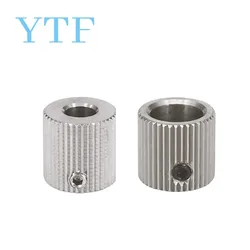 MK7 MK8 Gear Stainless Steel Extruder Feeder Driver Pulley 3D Printers Parts Wheel 40 Teeth Bore 5mm 8mm Part