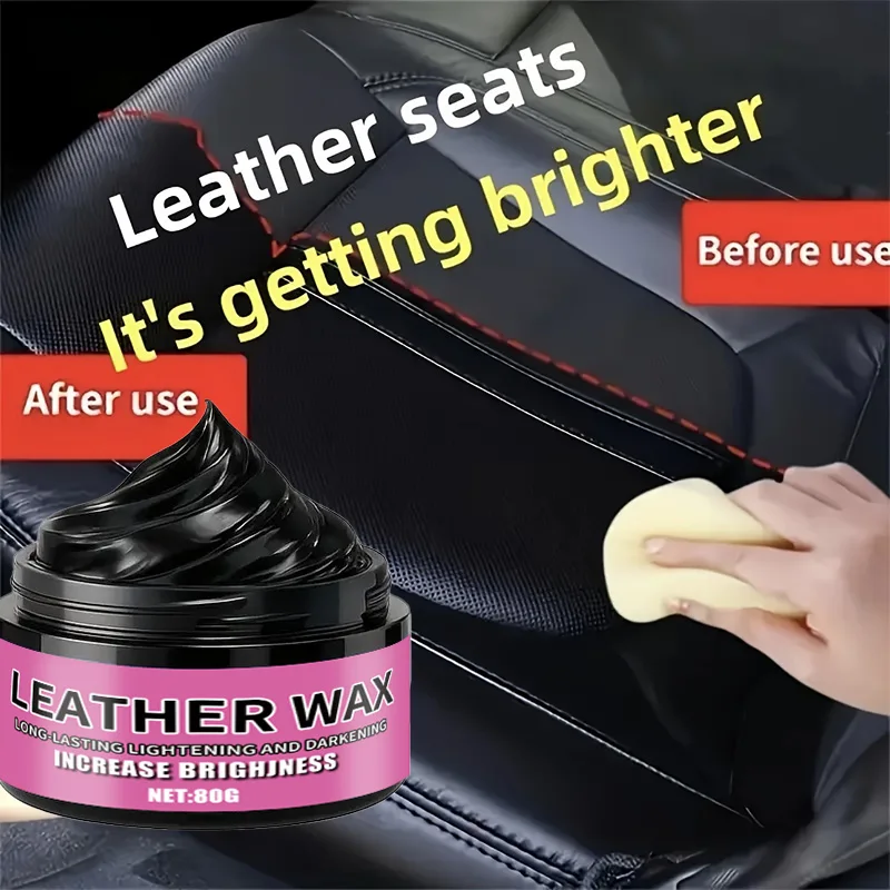 

Универсальный крем-кондиционер для кожи автомобиля для сидений, сумок, диванов - бальзам для ухода за кожей и восстановления салона автомобиля, одежды