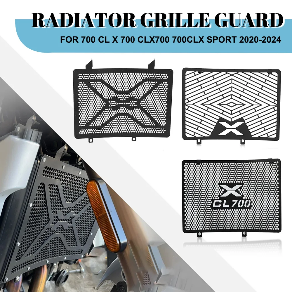 

CLX 700 Radiator Guard For CFMOTO 700 CL X 700 CLX700 700CLX SPORT 2020 - 2024 Motorcycle Radiator Grille Guard Protector Cover