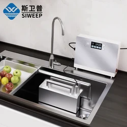 Home Kitchenware Vegetables Ultrasound Cleaning Machine Cookware Ultrasonic Dishwasher Cleaner for Dish Tableware Fruits Seafood