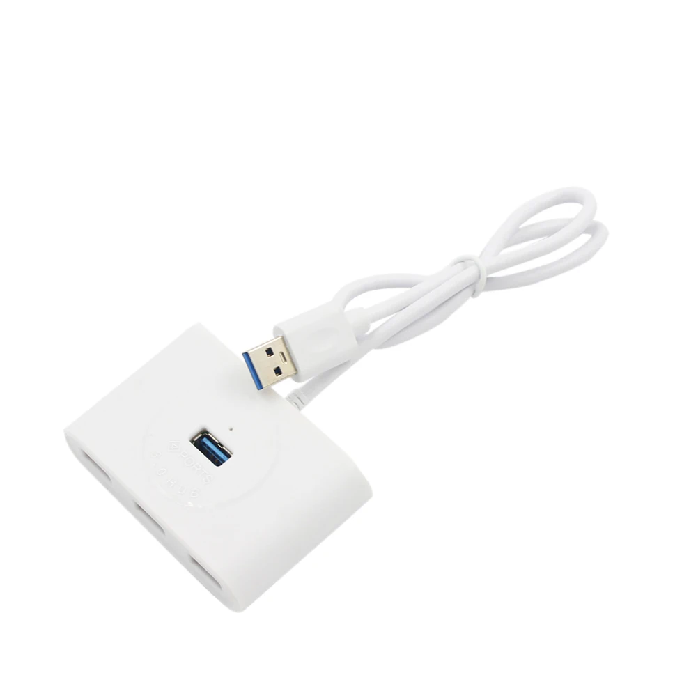 

Концентратор USB 3.0, 4-портовый высокоскоростной адаптер для передачи данных, разветвитель для портативных ПК, совместимый с Windows 10, 8, 7 X