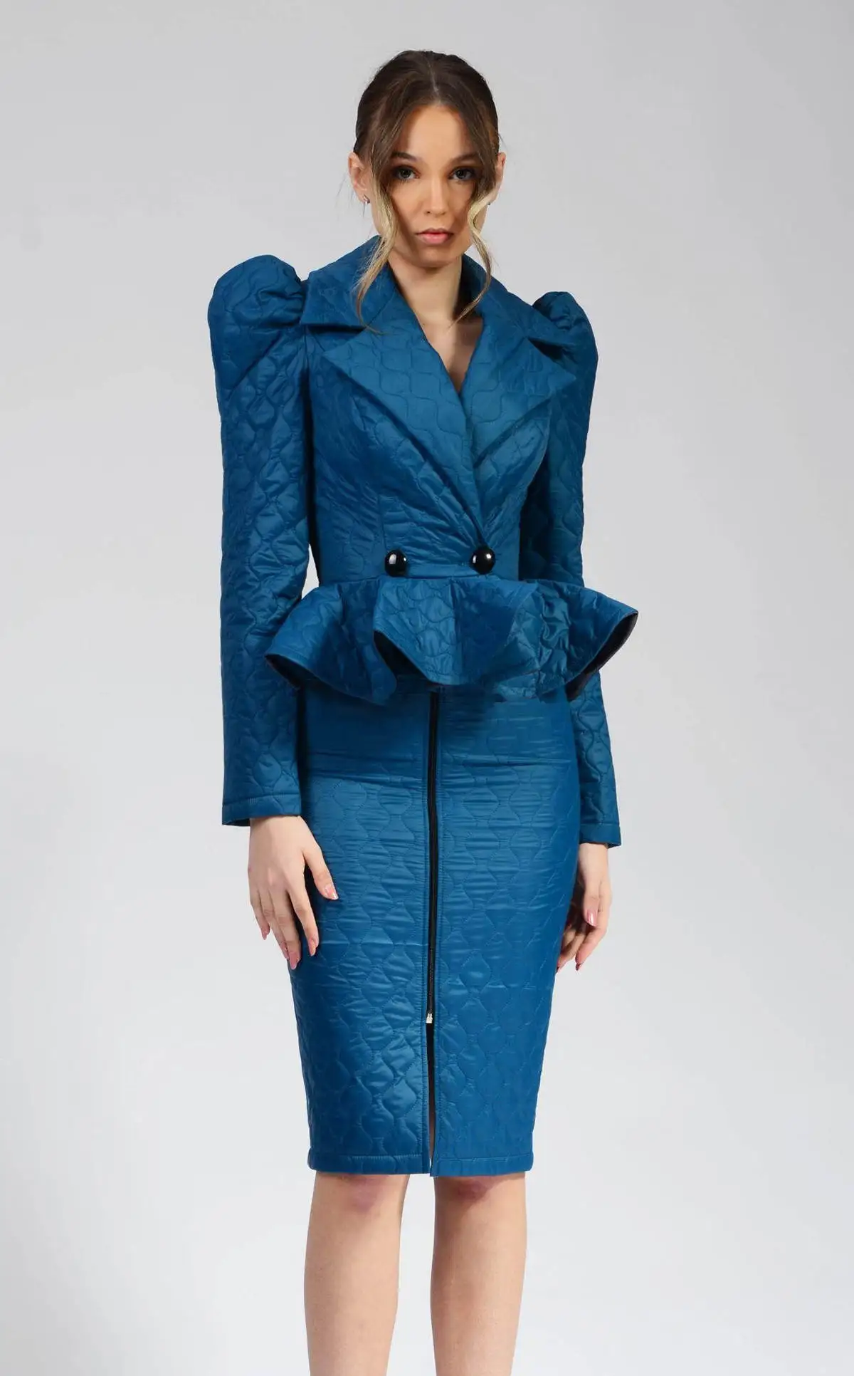 Vintage Women Skirt Suits 2 Pieces Slim Fit Waisted Blazer Customized Wedding Guest Dress Formal Party Outfit